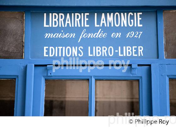 LIBRAIRIE LAMONGIE, PERIGUEUX , PERIGORD BLANC, DORDOGNE, FRANCE (24F02340.jpg)