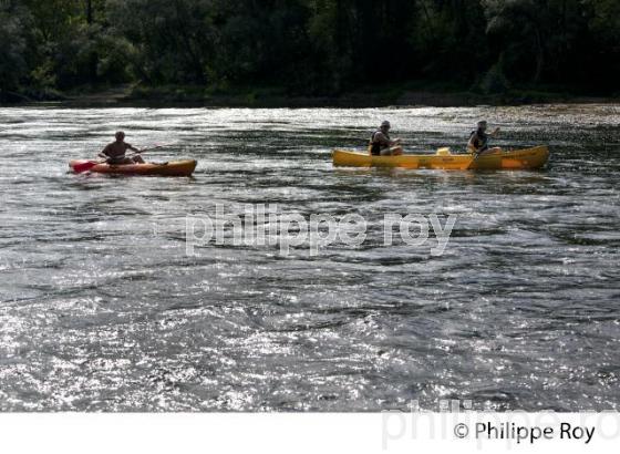 DESCENTE DE LA DORDOGNE EN CANOE, PERIGORD NOIR. (24F03825.jpg)