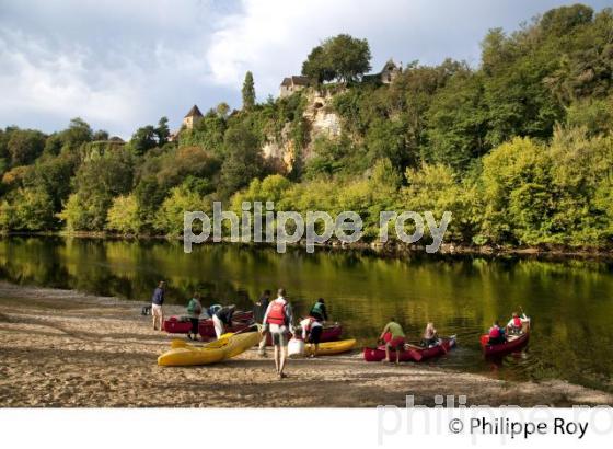DESCENTE DE LA DORDOGNE EN CANOE, PERIGORD NOIR. (24F03903.jpg)