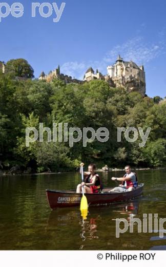 DESCENTE DE LA DORDOGNE EN CANOE, PERIGORD NOIR. (24F03909.jpg)