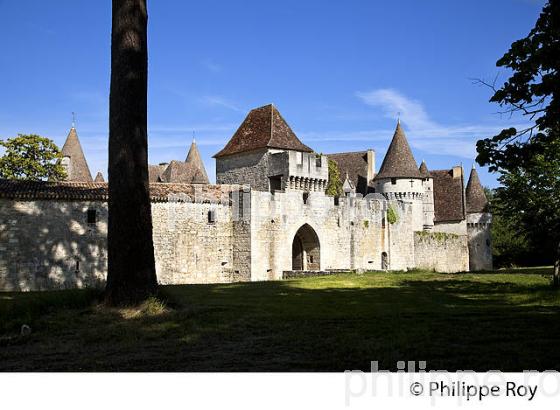 CHATEAU DE BRIDOIRE, RIBAGNAC, PERIGORD, DORDOGNE, FRANCE (24F05407.jpg)