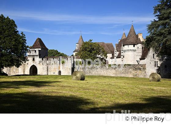 CHATEAU DE BRIDOIRE, RIBAGNAC, PERIGORD, DORDOGNE, FRANCE (24F05408.jpg)