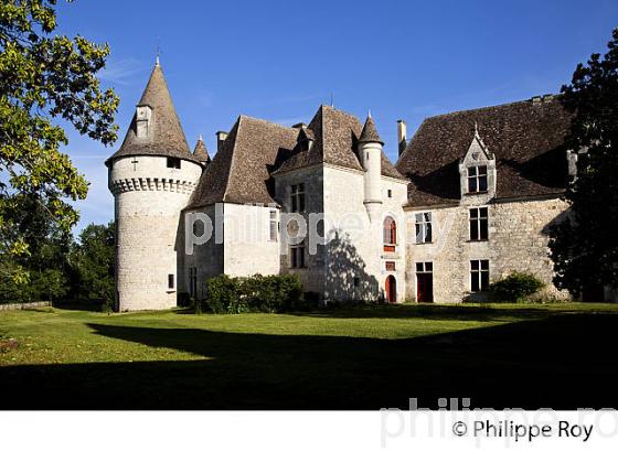 CHATEAU DE BRIDOIRE, RIBAGNAC, PERIGORD, DORDOGNE, FRANCE (24F05410.jpg)