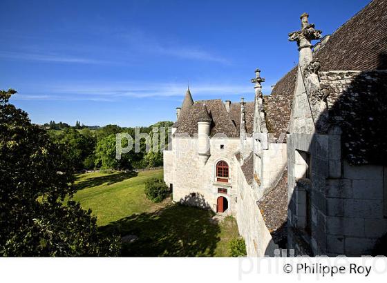 CHATEAU DE BRIDOIRE, RIBAGNAC, PERIGORD, DORDOGNE, FRANCE (24F05421.jpg)