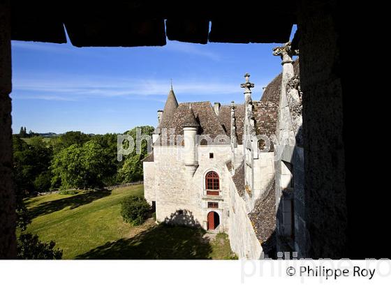 CHATEAU DE BRIDOIRE, RIBAGNAC, PERIGORD, DORDOGNE, FRANCE (24F05422.jpg)