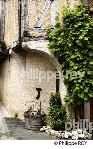 VILLAGE D' ISSIGEAC, PERIGORD POURPRE, DORDOGNE, FRANCE (24F05818.jpg)