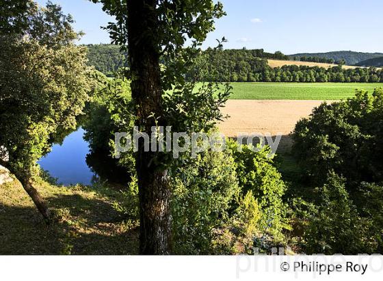 LA VEZERE, SITE PREHISTORIQUE DE LA MADELEINE,  VALLEE DE LA VEZERE, DORDOGNE. (24F10416.jpg)