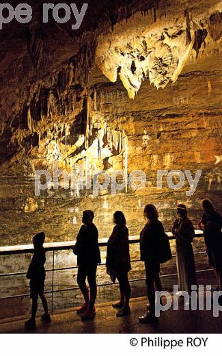 LA GROTTE DE TRABUC, COMMUNE DE MIALET , VALLEE DU GARDON DE MIALET,  CEVENNES, GARD. (30F00532.jpg)