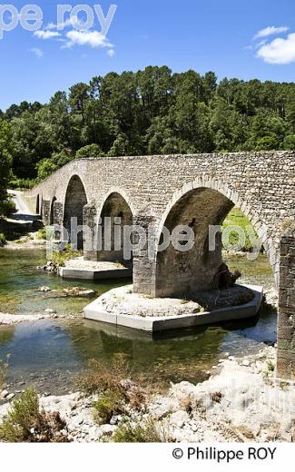 PONT VIEUX  SUR LE GARDON SAINT-JEAN, SAINT-JEAN-DU-GARD , VALLEE BORGNE, CORNICHE DES   CEVENNES , GARD. (30F00709.jpg)