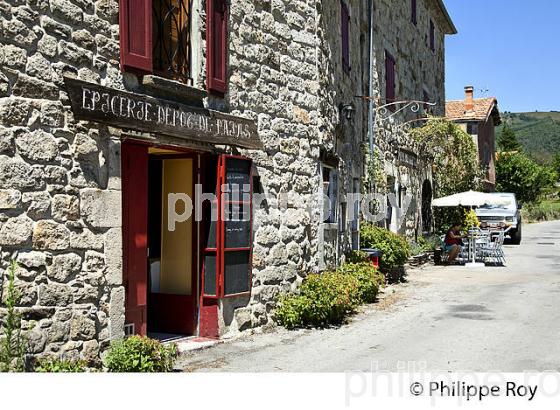 EPICERIE DU VILLAGE CEVENOL D' AUJAC,  VALLEE DE LA CEZE, CEVENNES, (30F02011.jpg)