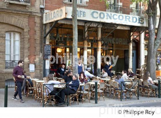 LE CAFE DE LA CONCORDE, PLACE DE LA CONCORDE, TOULOUSE. (31F02237.jpg)