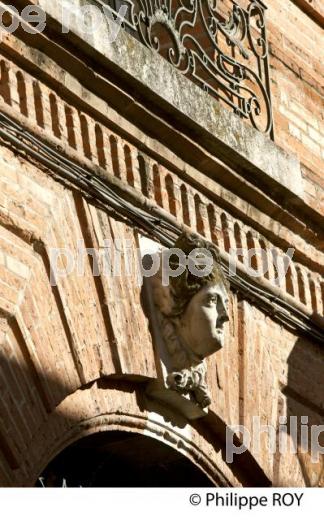 MASCARON, RUE DE LA BOURSE,  QUARTIER DU CAPITOLE,  TOULOUSE. (31F02909.jpg)