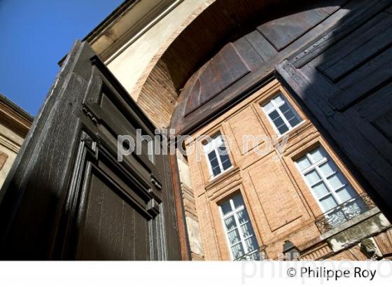 HOTEL DE NUPSES, RUE DE LA BOURSE , QUARTIER DU CAPITOLE,  TOULOUSE. (31F02911.jpg)