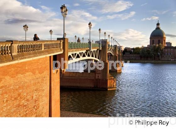 PONT SAINT-PIERRE  ET  LA GARONNE, TOULOUSE. (31F03022.jpg)