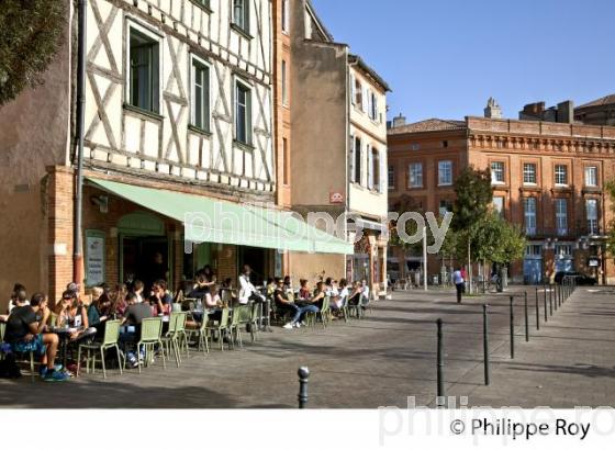 PLACE DE LA DAURADE, QUAI DE LA GARONNE, TOULOUSE. (31F03125.jpg)