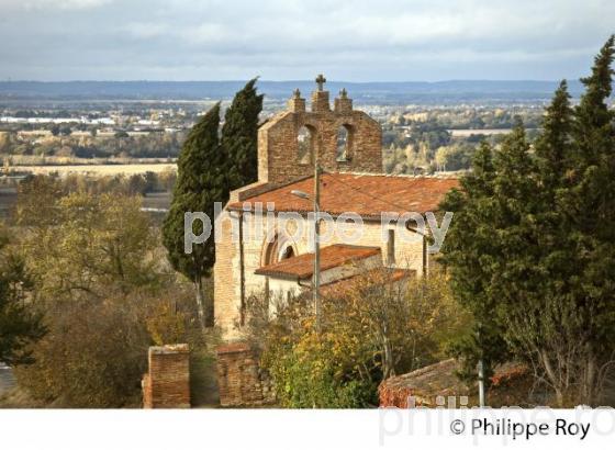 CHAPELLE DE SAINT-AMANS , LE MURET,   VOLVESTRE, VALLEE DE LA GARONNE, VIA GARONA,  HAUTE-GARONNE. (31F03417.jpg)