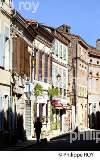LE VILLAGE DE RIEUX-VOLVESTRE, VALLEE DE LA GARONNE ,  VIA GARONA, VOLVESTRE. (31F03617.jpg)