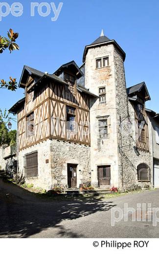 MAISON BRIDAUT,  VILLAGE FORTIFIE  DE  SAINT BERTRAND DE COMMINGES, HAUTE-GARONNE. (31F05128.jpg)