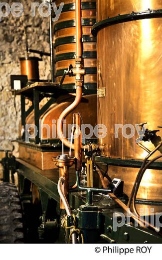 ALAMBIC AMBULANT , DISTILLATION ARMAGNAC,  DOMAINE D' ESPERANCE,  BAS-ARMAGNAC, GERS. (32F01206.jpg)