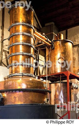 ALAMBIC , DISTILLATION DE L' ARMAGNAC,  CHATEAU DE LAUBADE,  BAS-ARMAGNAC, GERS. (32F01224.jpg)