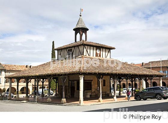 VILLAGE FORTIFIE DE COLOGNE, BASTIDE DE GASCOGNE, GERS. (32F01533.jpg)