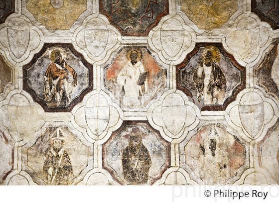 VILLAGE FORTIFIE  DE LA ROMIEU,  GASCOGNE, GERS. (32F01715.jpg)