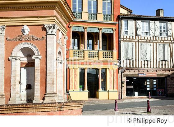 VILLAGE DE SAMATANT,  GASCOGNE, GERS. (32F01929.jpg)