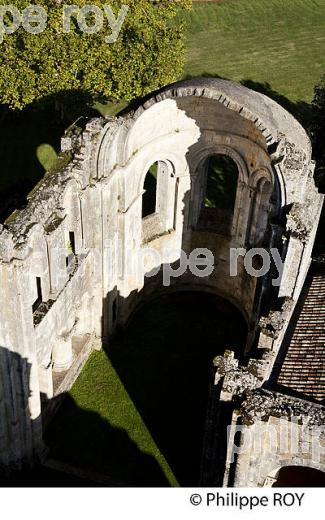 ABBAYE DE LA SAUVE MAJEURE, ST JACQUES DE COMPOSTELLE. (33F17227.jpg)