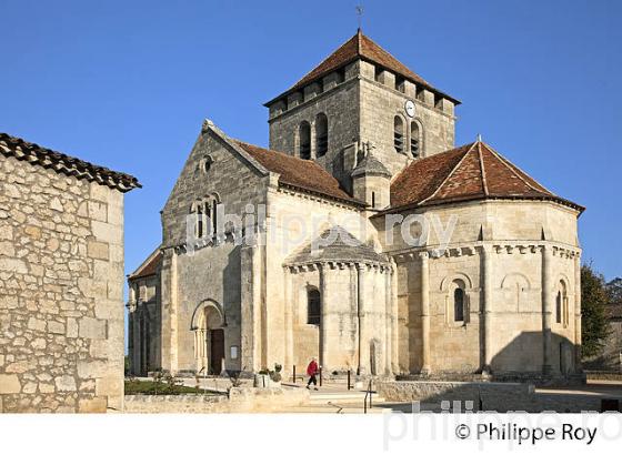 EGLISE ROMANE  DU LIBOURNAIS,  MONTAGNE,GIRONDE, AQUITAINE. (33F18012.jpg)