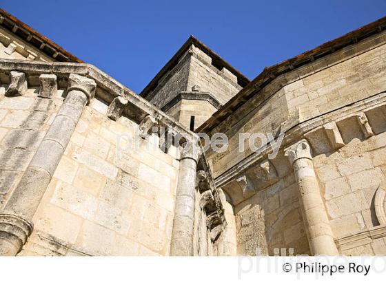 EGLISE ROMANE  DU LIBOURNAIS,  MONTAGNE,GIRONDE, AQUITAINE. (33F18014.jpg)
