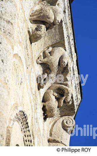 EGLISE ROMANE  DU LIBOURNAIS,  MONTAGNE,GIRONDE, AQUITAINE. (33F18018.jpg)