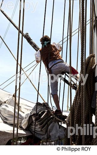 REPLIQUE DU  VAISSEAU L' HERMIONE,  A BORDEAUX, GIRONDE, AQUITAINE. (33F18324.jpg)