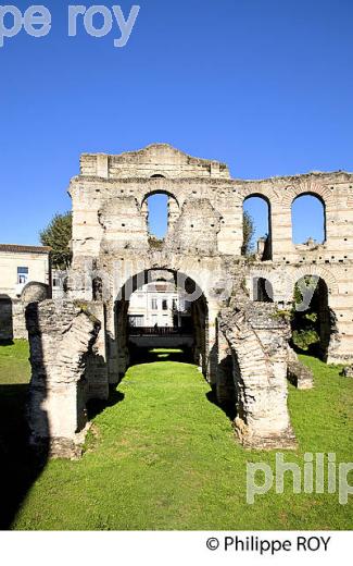 RUINES  DU PALAIS GALLIEN,   BORDEAUUX , GIRONDE. (33F19516.jpg)