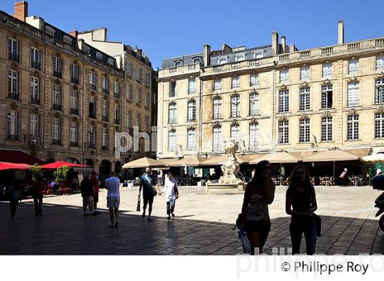 PLACE DU PARLEMENT,  QUARTIER SAINT PIERRE,  BORDEAUUX , GIRONDE. (33F19533.jpg)