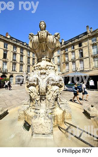 PLACE DU PARLEMENT,  QUARTIER SAINT PIERRE,  BORDEAUUX , GIRONDE. (33F19540.jpg)