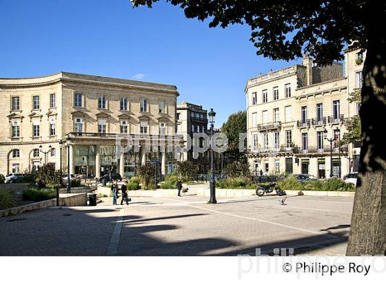 ALLEE DE TOURNY, QUARTIER GRANDS HOMMES, BORDEAUX, GIRONDE, AQUITAINE. (33F19712.jpg)