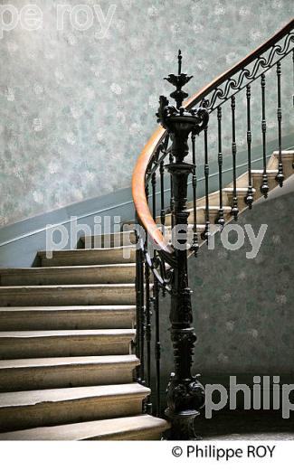 ESCALIER, HOTEL PARTICULIER, 18 EME SIECLE, BORDEAUX , GIRONDE. (33F19735.jpg)