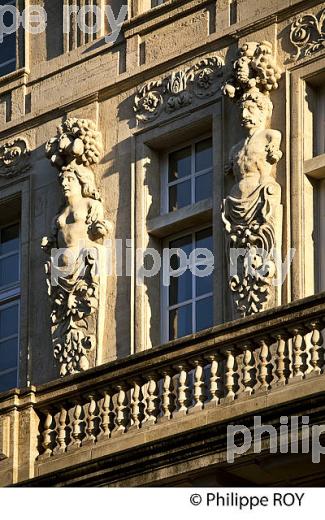 HOTEL PICHON, 19 EME SIECLE, COURS DE L' INTENDANCE,  BORDEAUX, GIRONDE. (33F19902.jpg)