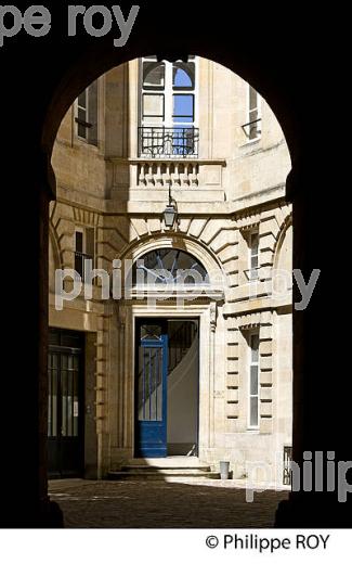 HOTEL DUBLAN, 18 EME SIECLE, BORDEAUX, GIRONDE. (33F19915.jpg)