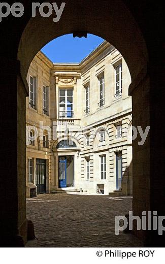 HOTEL DUBLAN, 18 EME SIECLE, BORDEAUX, GIRONDE. (33F19916.jpg)