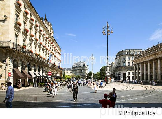 LE GRAND HOTEL INTERCONTINENTAL DE BORDEAUX, PLACEDE LA COMEDIE,  GIRONDE. (33F20228.jpg)