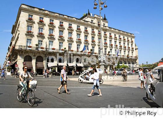 LE GRAND HOTEL INTERCONTINENTAL DE BORDEAUX, PLACEDE LA COMEDIE,  GIRONDE. (33F20230.jpg)