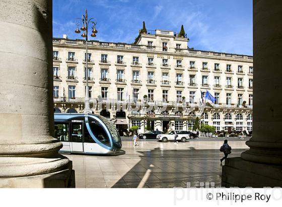LE GRAND HOTEL INTERCONTINENTAL DE BORDEAUX, PLACEDE LA COMEDIE,  GIRONDE. (33F20232.jpg)