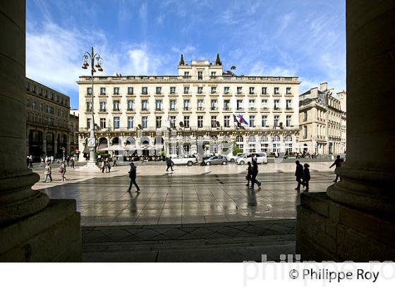 LE GRAND HOTEL INTERCONTINENTAL DE BORDEAUX, PLACEDE LA COMEDIE,  GIRONDE. (33F20234.jpg)