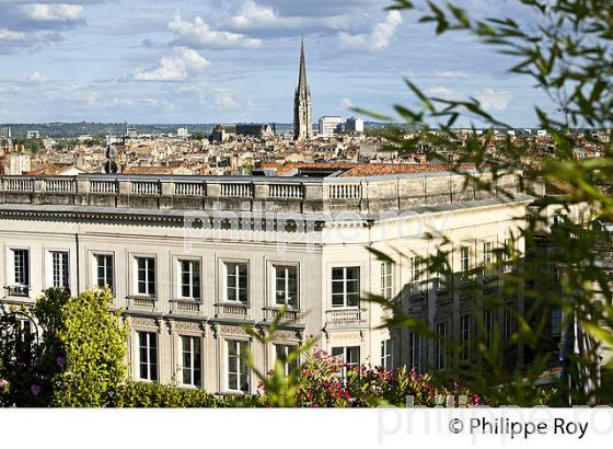 BORDEAUX, VU DEPUIS LA TERRASSE DU GRAND HOTEL DE BORDEAUX, GIRONDE. (33F20304.jpg)