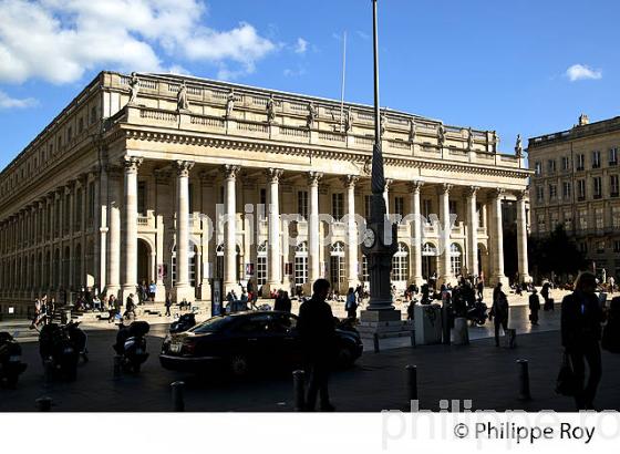GRAND THEATRE, PLACE DE LA COMEDIE,   BORDEAUUX , GIRONDE. (33F20335.jpg)