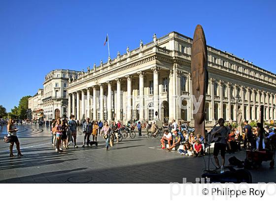 LE GRAND THEATRE, OPERA DE BORDEAUX, GIRONDE, AQUITAINE. (33F20339.jpg)