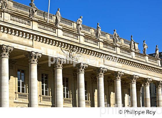 LE GRAND THEATRE, OPERA DE BORDEAUX, GIRONDE, AQUITAINE. (33F20402.jpg)