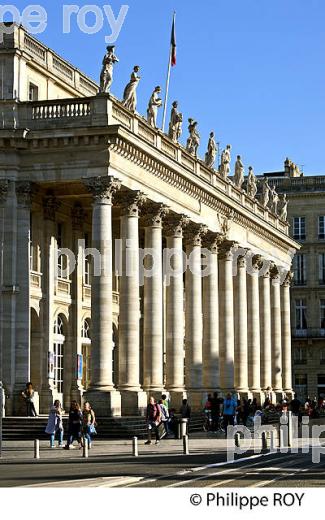 LE GRAND THEATRE, OPERA DE BORDEAUX, GIRONDE, AQUITAINE. (33F20418.jpg)