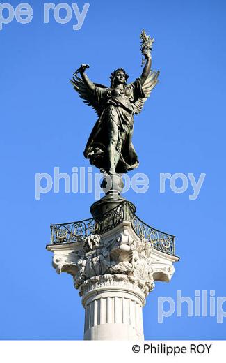 COLONNE DES GIRONDINS,  PLACE DES QUINCONCES,  BORDEAUUX , GIRONDE. (33F20825.jpg)